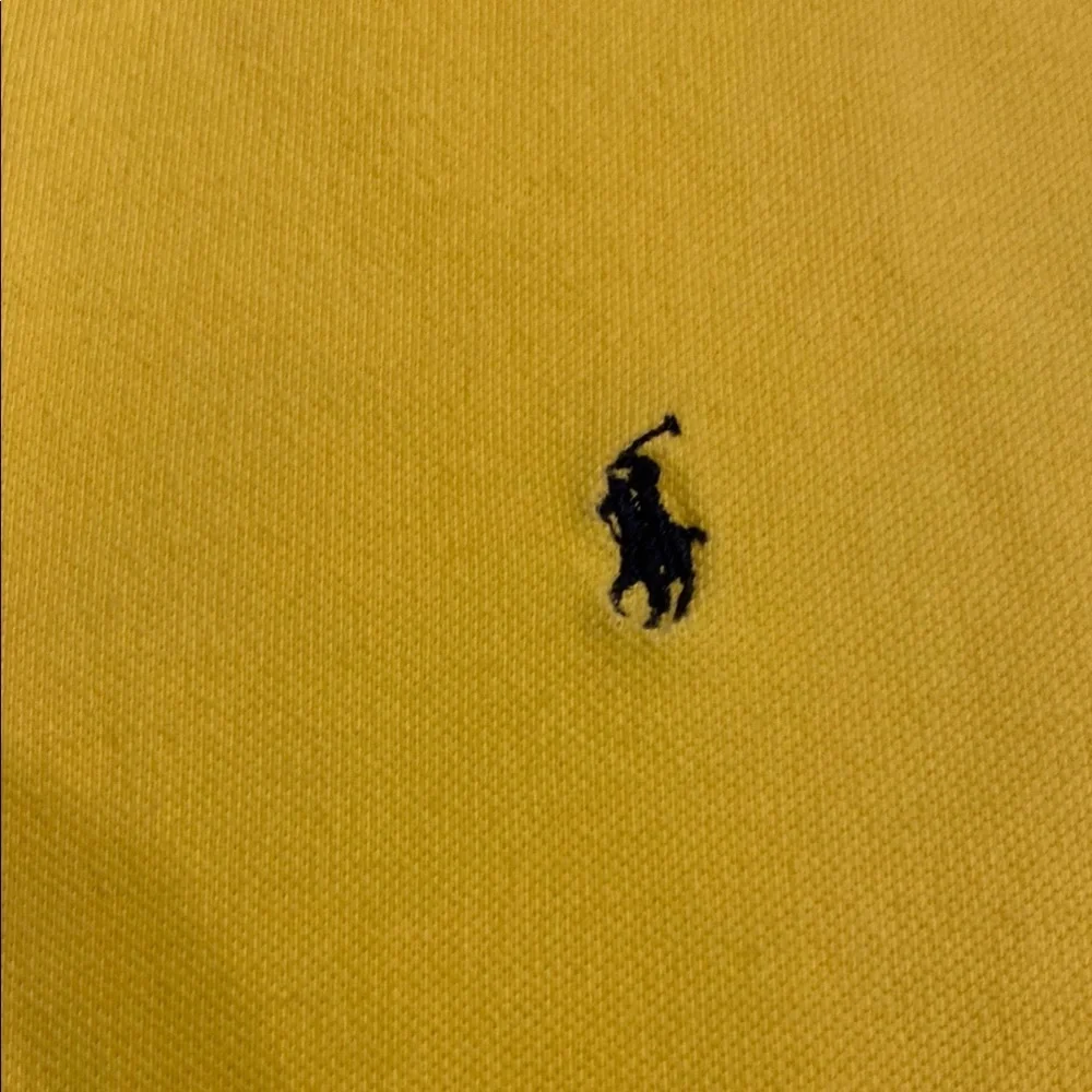 Polo Ralph Lauren Classic-Fit Cotton Polo Shirt Yellow Polo Shirt - Picture 5 of 14